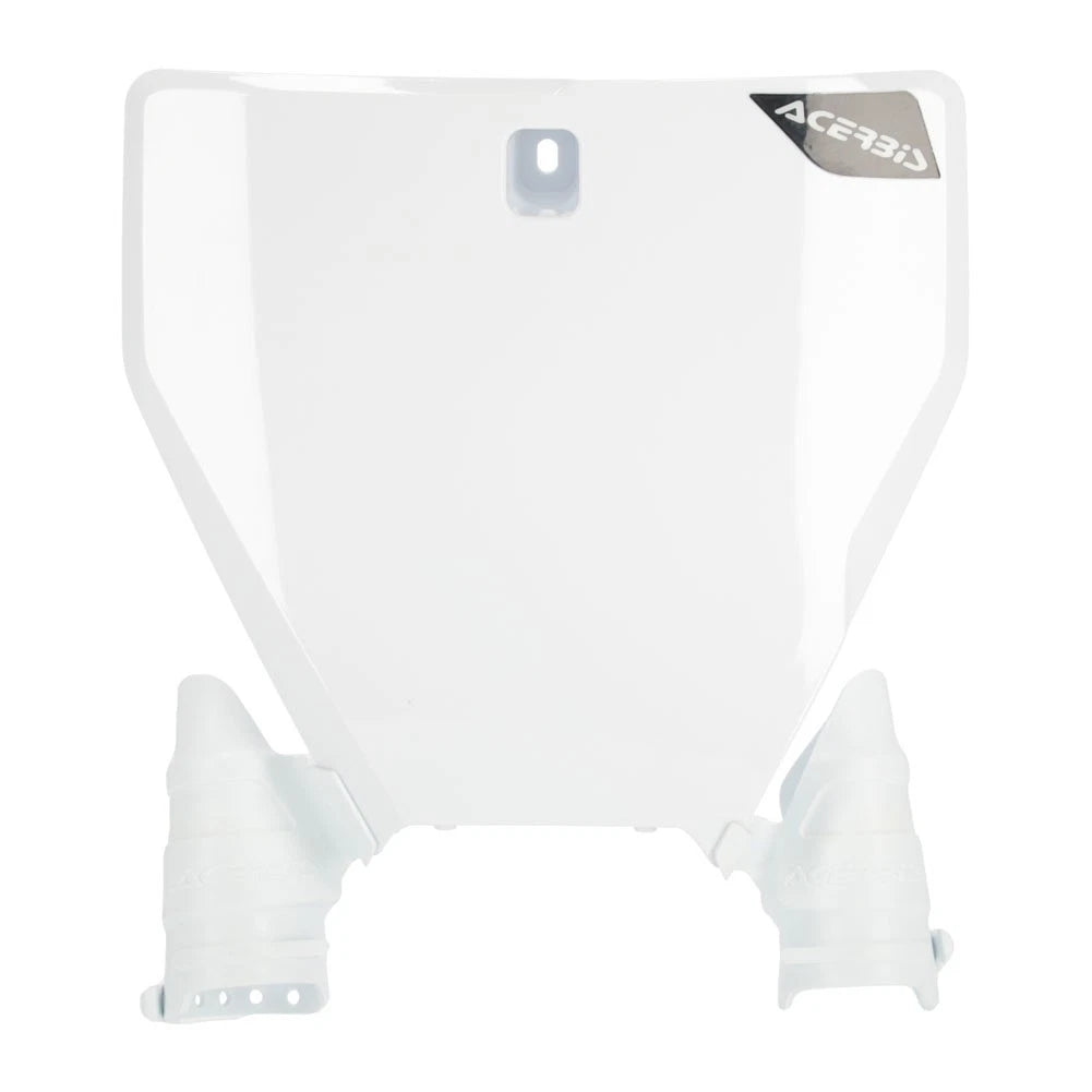 Acerbis Raptor Front Number Plate 2020 White For Husqvarna FX 450 2019-2022
