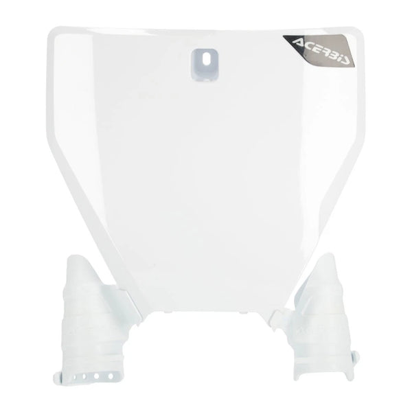 Acerbis Raptor Front Number Plate 2020 White For Husqvarna FX 450 2019-2022