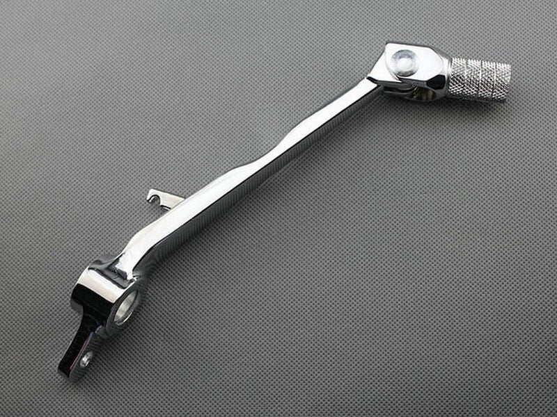 Fit For Kawasaki Ninja ZX6R ZX10R 2004-2010 Rear Brake Pedal Foot Lever Silver
