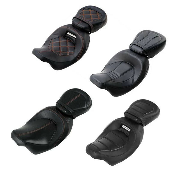 Driver & Passenger Seat Fit For Harley Touring Road King Street Glide 2009-2023