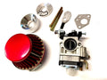 KIT DE CARBURADOR Y FILTRO DE AIRE 43CC 49CC POCKET BIKE SUPER RAZORBACK,BOREEM
