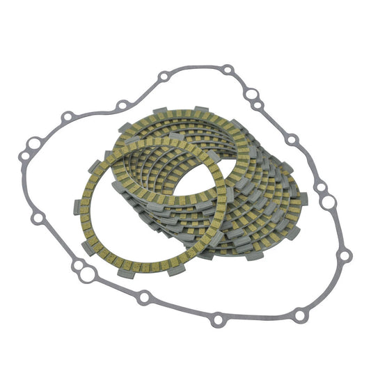 8pcs Clutch Friction Plates Set And Cover Gasket For Honda CBR600RR 2003-2006