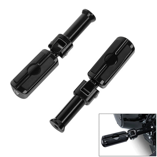 Rear Passenger Footpeg w/ Bracket Fit For Harley Softail Fat Bob Low Rider 18-25