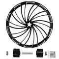 30" Front Wheel Rim w/ Dual Disc Wheel Hub Fit For Harley Touring Flhx 1997-2021