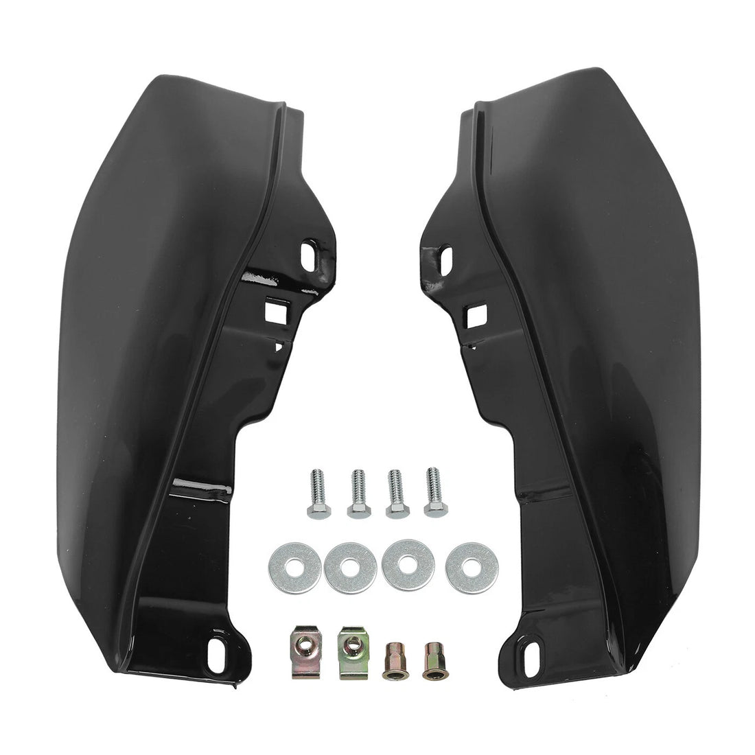 ABS Black Mid-Frame Air Deflector Fit For Harley Touring Flht Fltr Flhx 09-24 22