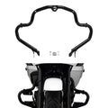 Black Highway Engine Guard Crash Bar Fit For Harley Cvo Road Street Glide 23-26