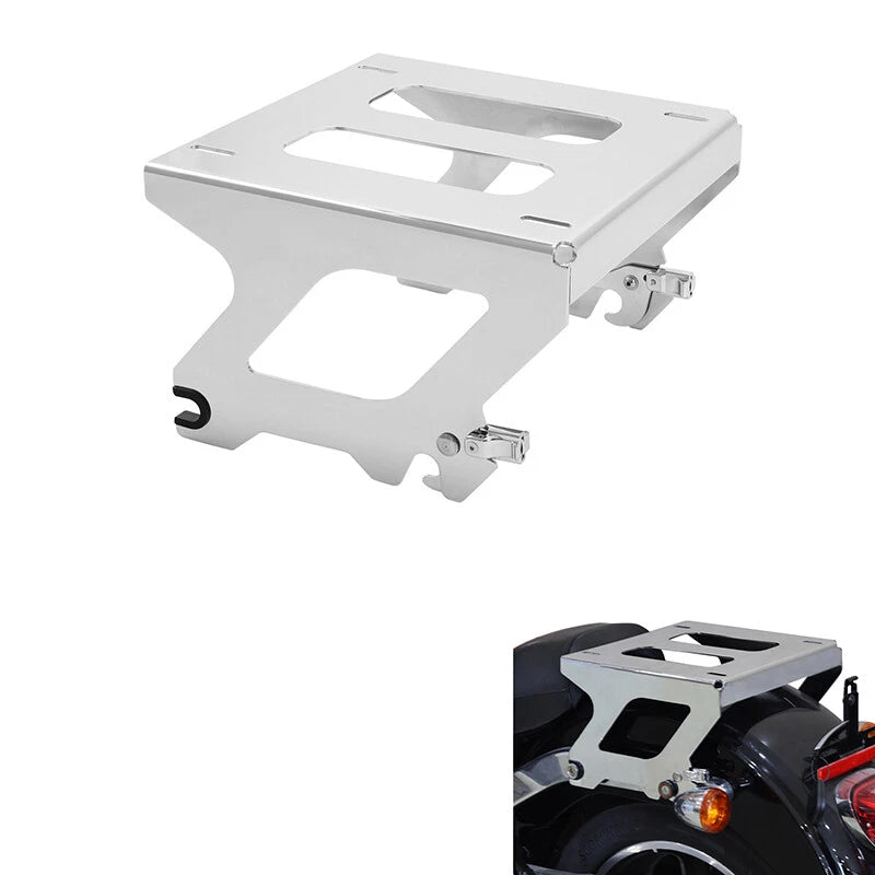 Chrome Solo Luggage Mounting Rack Fit For Harley Sport Glide Flsb 2018-2025