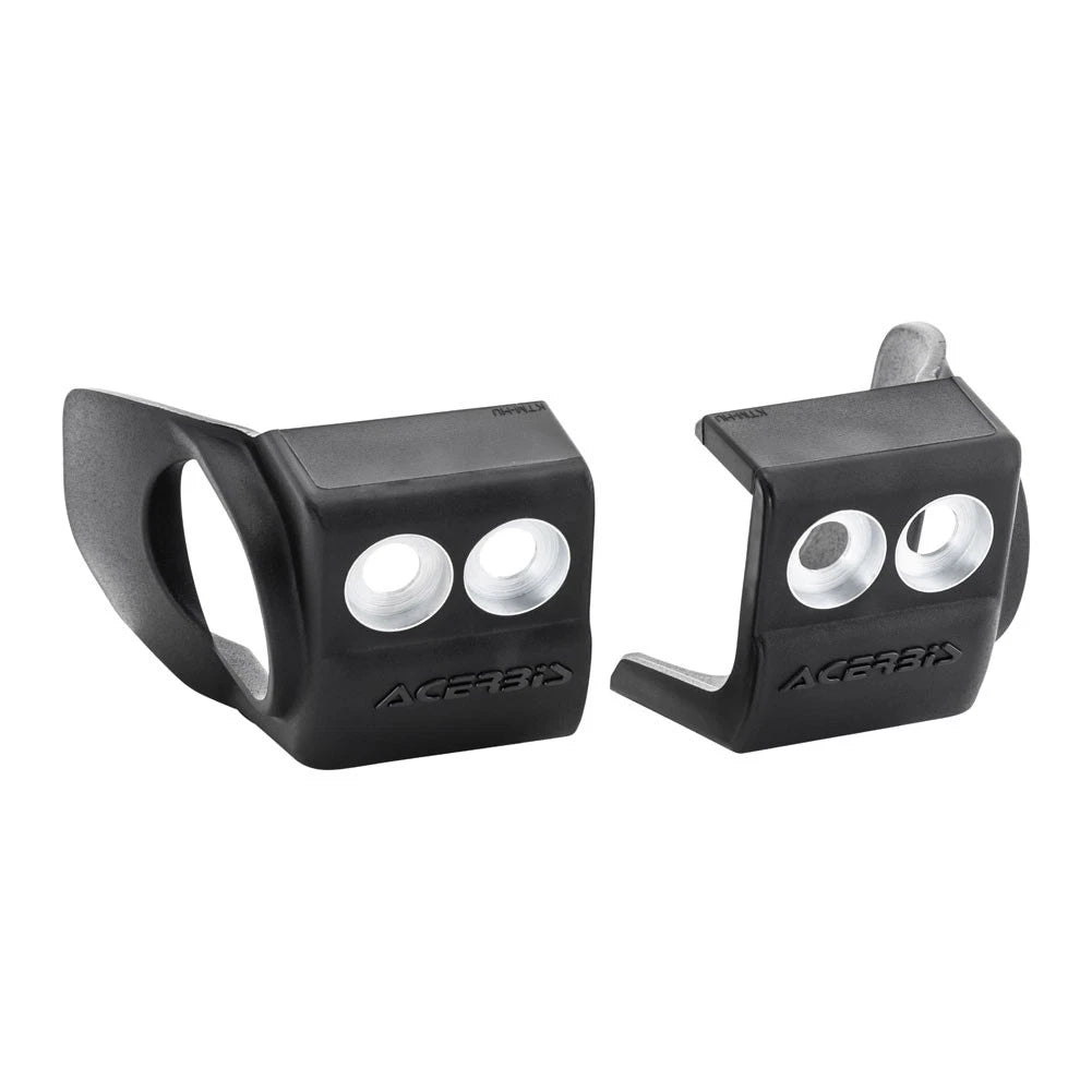 Acerbis Fork Shoe Protectors Black - Fits GASGAS EX 450F 2021