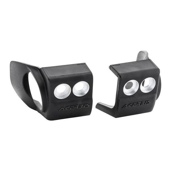 Acerbis Fork Shoe Protectors Black - Fits GASGAS EX 450F 2021