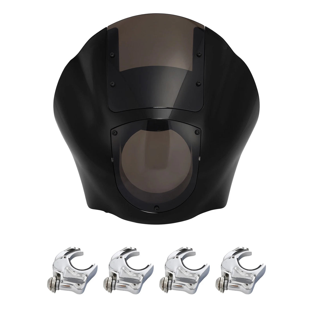 Quarter Fairing Smoked Windshield 39mm Clamps Fit For Harley Sportster XL Dyna