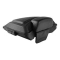 Matte Black Razor Trunk & Backrest Fit For Harley Touring Road King 2014-2025