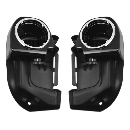 6.5" Speaker Box Pods Lower Vented Leg Fairings Fit For Harley Road King 83-13