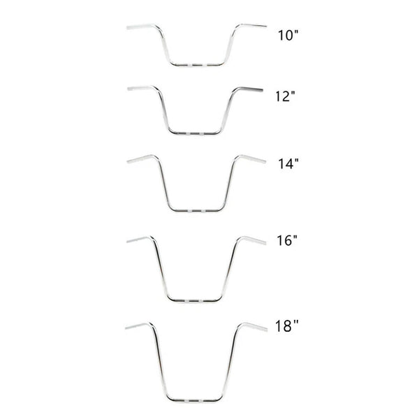 Chrome 10"/12"/14"/16"/18" Ape Hanger 1" Handlebar Fit For Harley Softail Flst