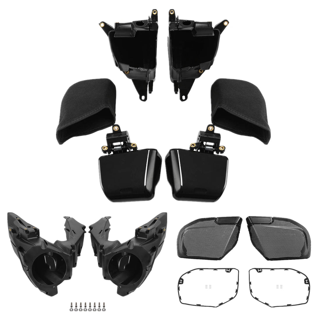 Inner Fairing Speaker Storage Glove Box Set Fit For Harley Cvo Road Glide 23+