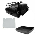 Chopped Trunk Backrest Rack Base Plate Fit For Harley Touring Models 2014-2026