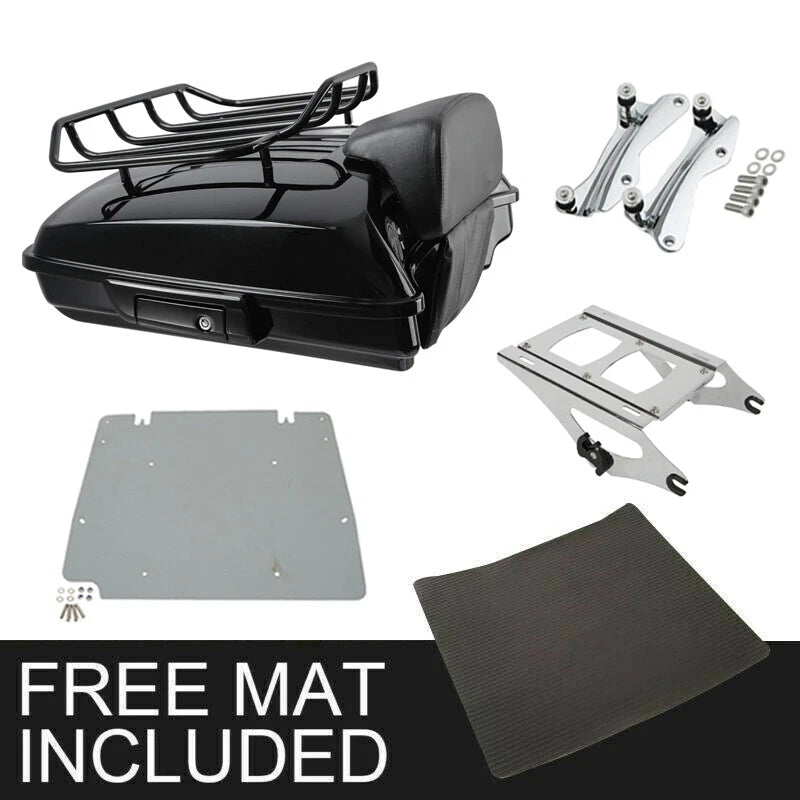 Razor Trunk Rack Mount Plate Docking Fits For Harley Touring Street Glide 14-26