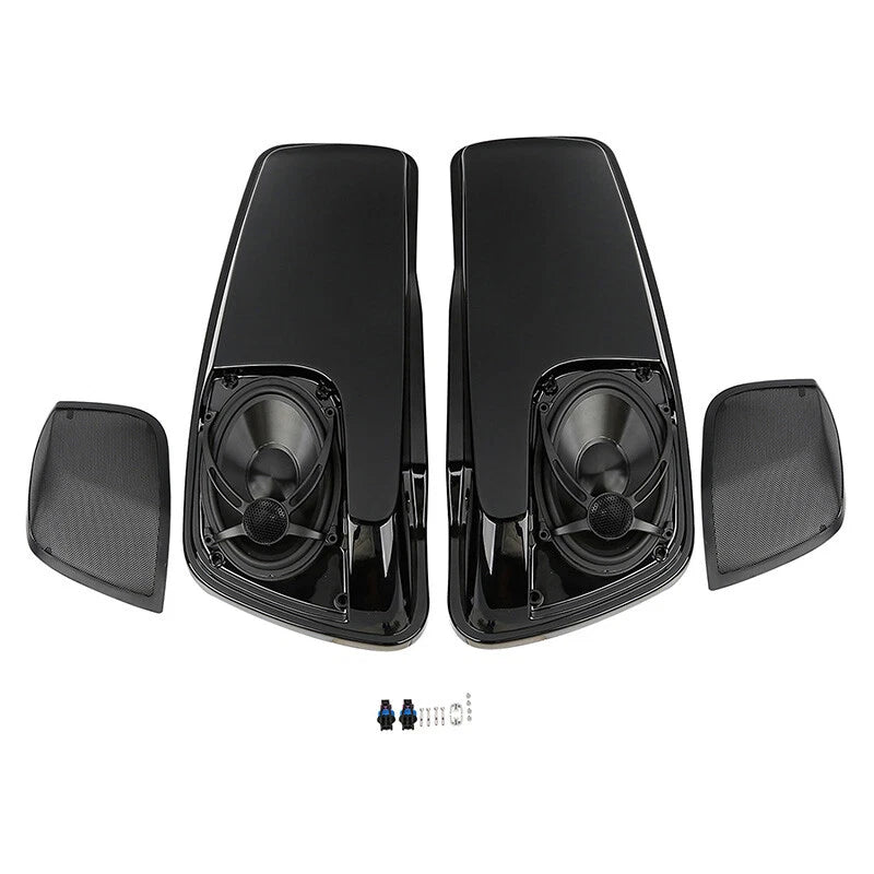 Saddlebag Lids W/ 5"X7" Speakers Fit For Harley Touring Street Road Glide 14-24