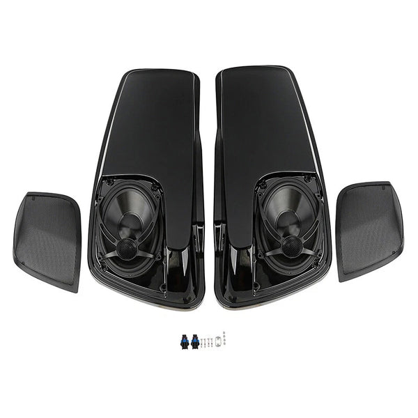 Saddlebag Lids W/ 5"X7" Speakers Fit For Harley Touring Street Road Glide 14-24