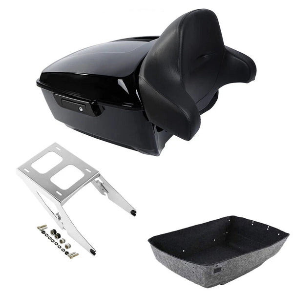 King Trunk Backrest Mount Rack Fit For Harley Sport Glide 18-21