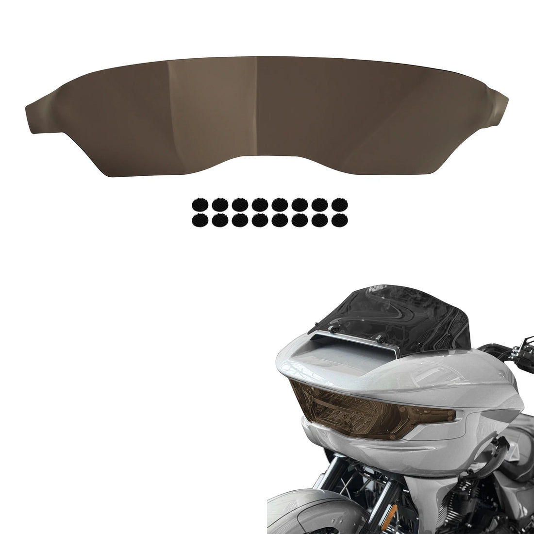 Headlight Guard Cover Fit For Harley Cvo Road Glide 2023-25 ST Fltrxstse 2024-25