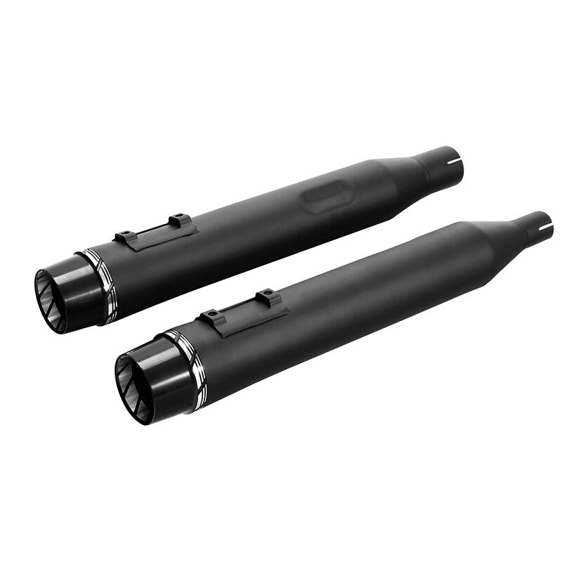 4" Slip on Straight Mufflers Exhaust Pipe Fit For Harley Road King Glide 17-2025