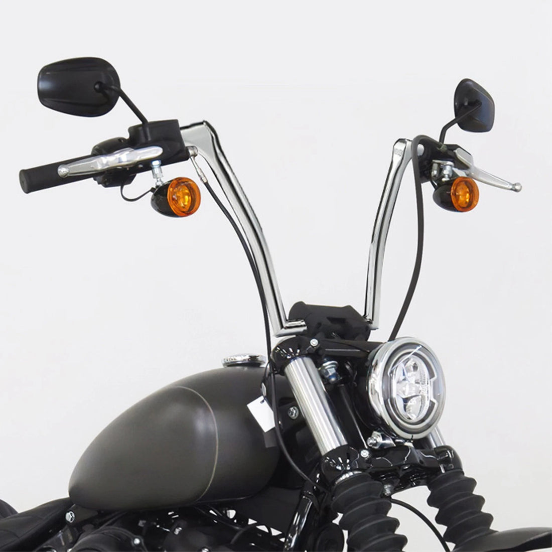 15'' Rise 1.25" Ape Hanger Handlebar Fit For Harley Softail Low Rider 2018-2025