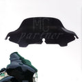 Black 8" Wave Windshield Windscreen For Harley Flht Flhtc Flhx Touring 1996-2013