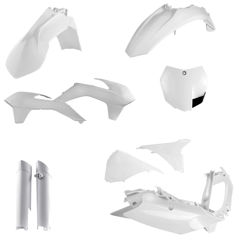 Acerbis Full Plastic Kit White For KTM 150 XC 2013-2014