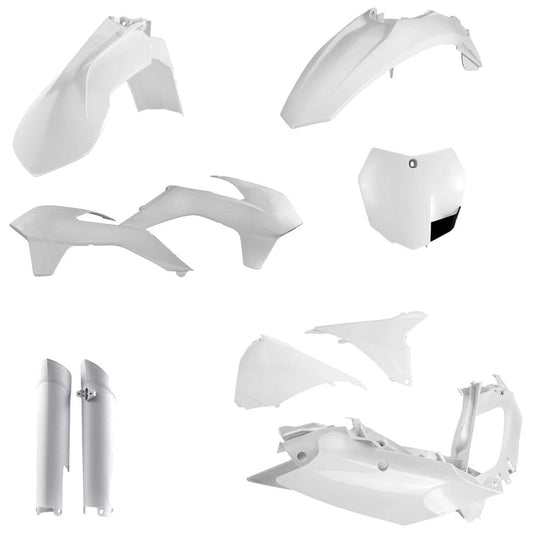 Acerbis Full Plastic Kit White For KTM 150 XC 2013-2014