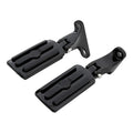 Black Rear Passenger Footpeg Pegs Mount Fit For Harley Touring Road King 93-25