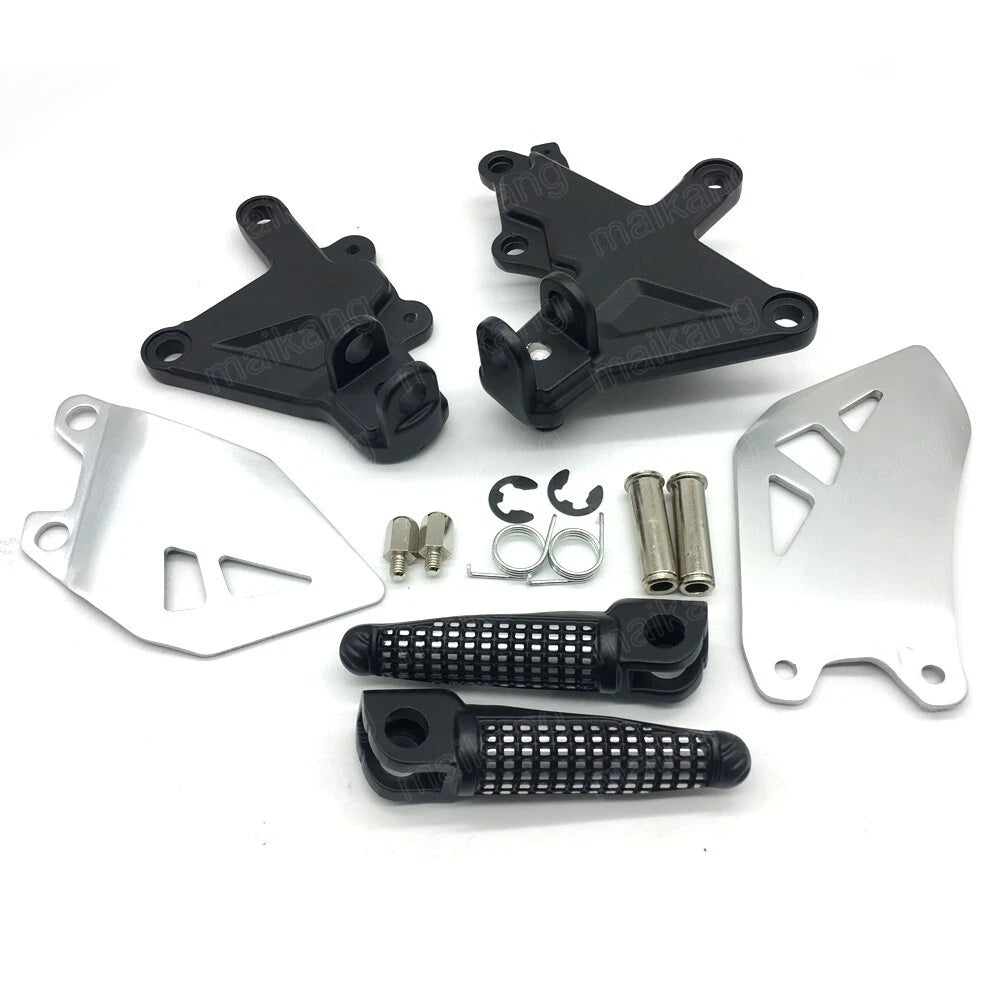 Fit for Kawasaki Ninja ZX10R 2011-2019 2020 Black Driver Front Foot Peg Bracket