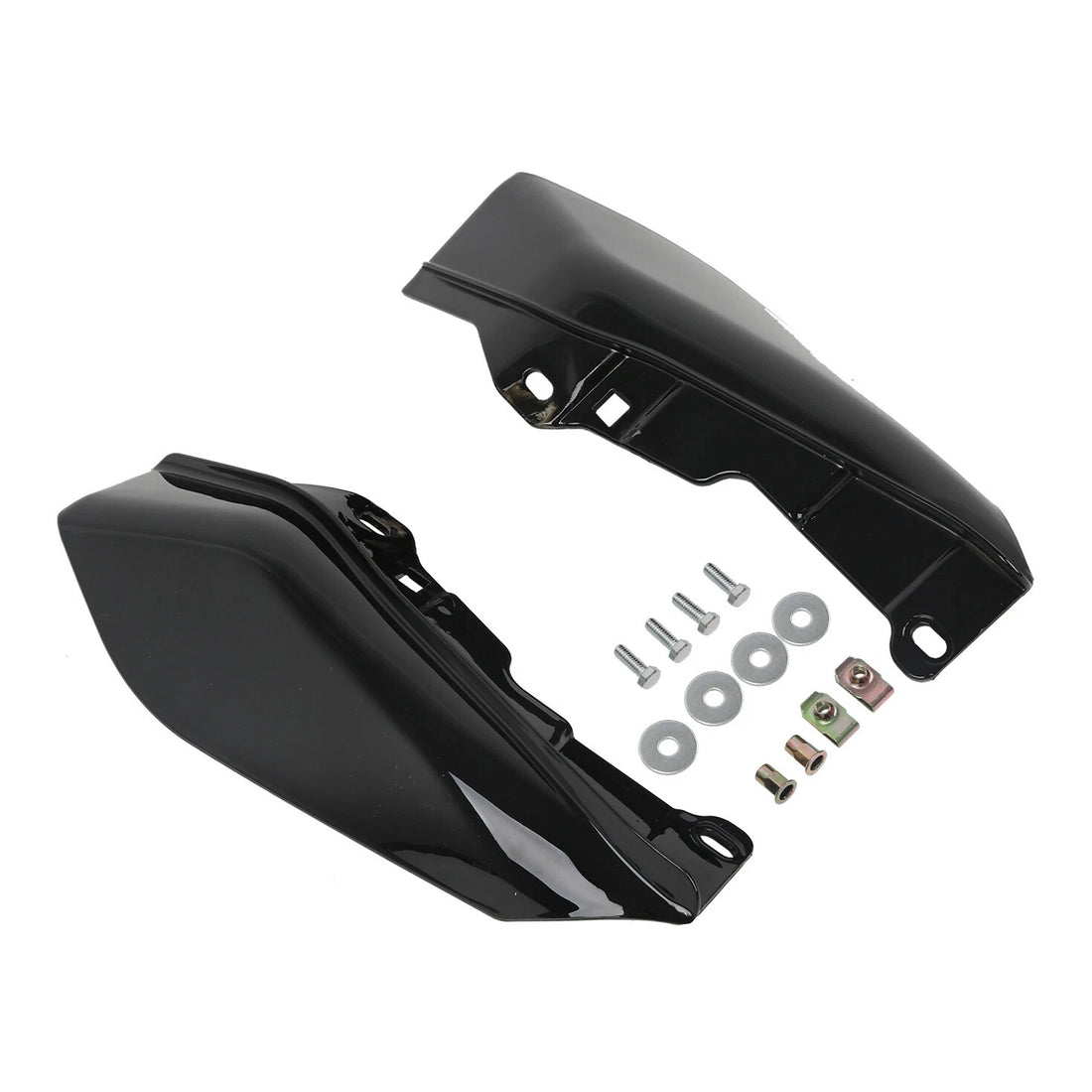 Black Mid-Frame Air Deflectors Fit For Harley Cvo Electra Street Glide 2009-2023