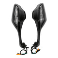 Black LED Turn Signals Rearview Mirrors Fit For Honda CBR1000RR 2017-2025 2018