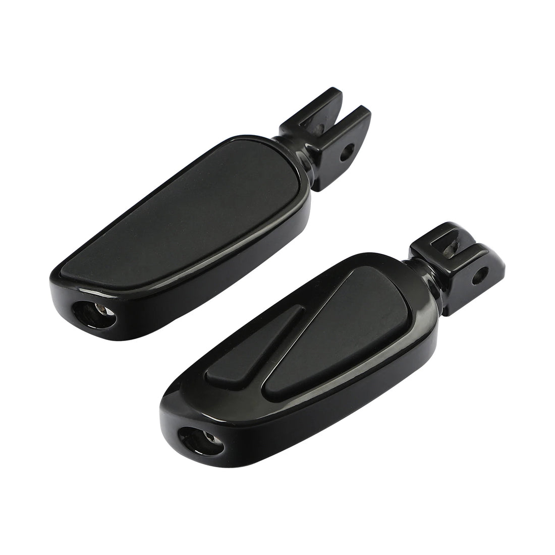 Black Front Rider Footpegs Footrest Fit For Harley Softail Standard Fxst 18-2025