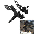 Driver Footpegs Pegs Mount Bracket Fit For Suzuki GSXR600 GSXR750 2006-2010