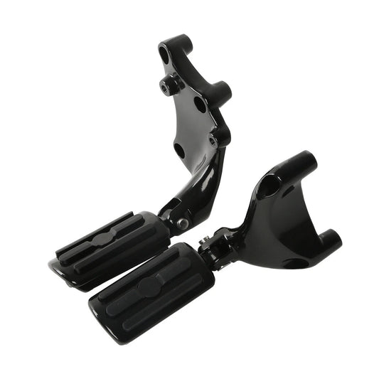 Footpegs Foot Rests Mount Brackets Fit For Harley Sportster XL 883 1200 14-22 21