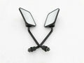 Fit For Vespa LML 4 Stroke Rear View Mirror Set Black