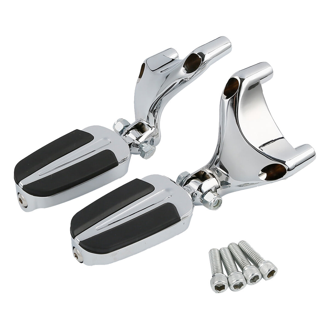 Chrome Passenger Footpegs Pegs Mount Fit For Harley Sportster 1200 883 2004-2013