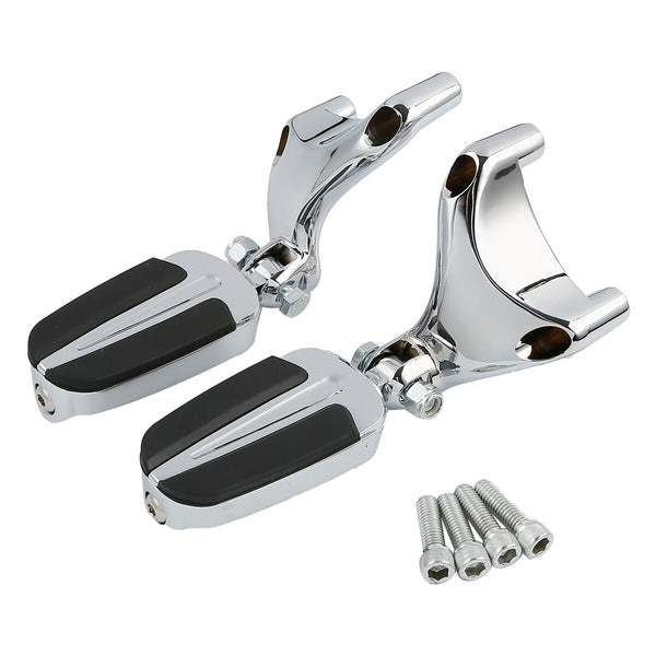 Chrome Passenger Footpegs Pegs Mount Fit For Harley Sportster 1200 883 2004-2013