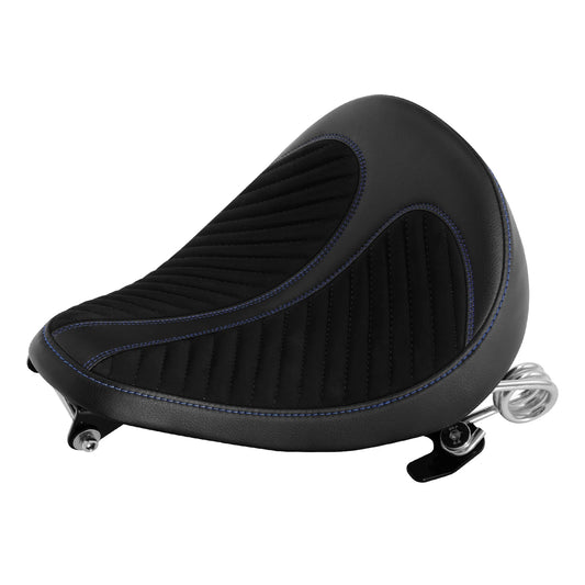 Black Blue Driver Rider Seat Fit For Harley Sportster XL883 1200 2004-06 10-2022