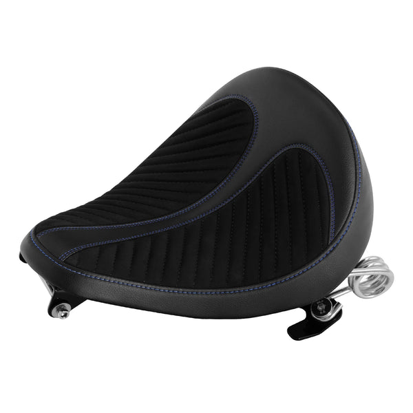 Black Blue Driver Rider Seat Fit For Harley Sportster XL883 1200 2004-06 10-2022