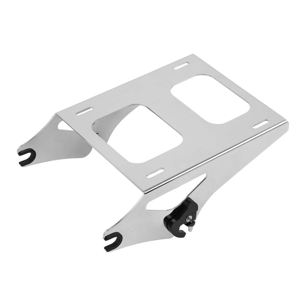 Chrome Two Up Mount Luggage Rack Fit For Harley Touring Road Glide 14-26