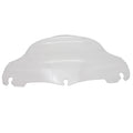 9" Clear Wave Windshield Windscreen For Harley Electra Street Glide 2014-2016