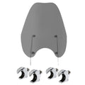 Smoke Windshield & 39mm Clamps Fit For Harley Sportster Iron XL 883 1200 1988-Up