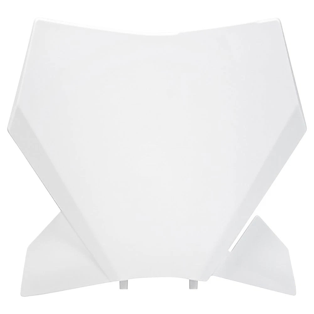 UFO Front Number Plate White For KTM 350 XC-F 2023-2025