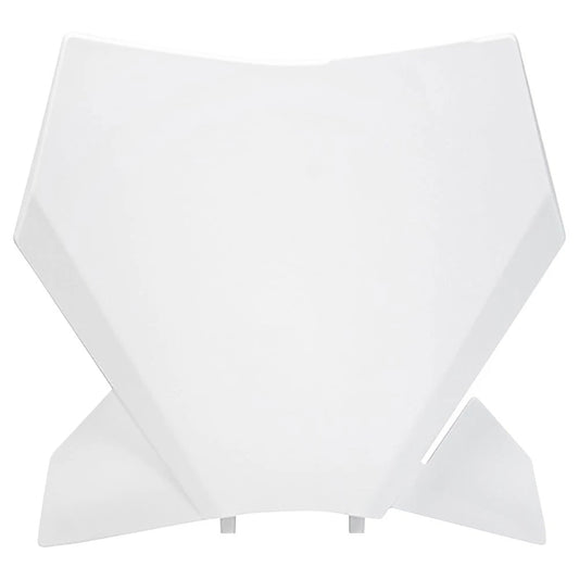 UFO Front Number Plate White For KTM 350 XC-F 2023-2025