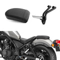 Rear Passenger Seat & Footpegs Fit For Honda Rebel CMX300 CMX500 2017-2024 Black