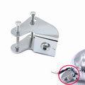 Chrome Headlight Bottom Mount Bracket Adapter Holder For Cruiser Chopper Custom