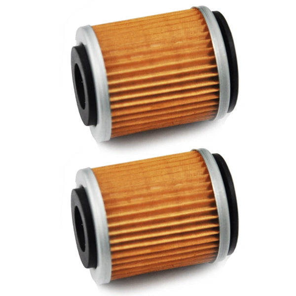 2PCS Engine Oil Filters for Yamaha YZ250F TT-R250 WR400F YZ400F YZ426F WR250F