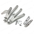 Fit for 2007-2022 2023 21 Honda CBR600RR Silver Rear Passenger Foot Peg Bracket